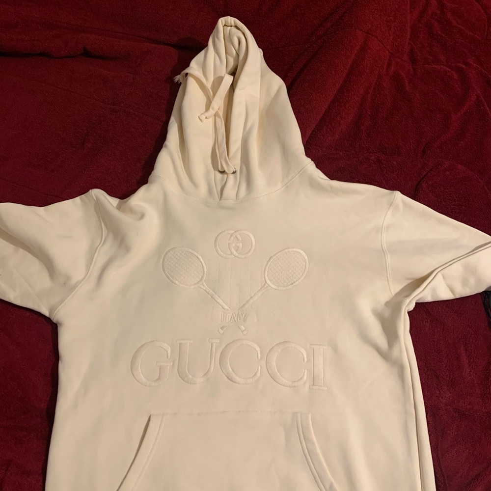 Tennis Gucci Embroidered Hoodie